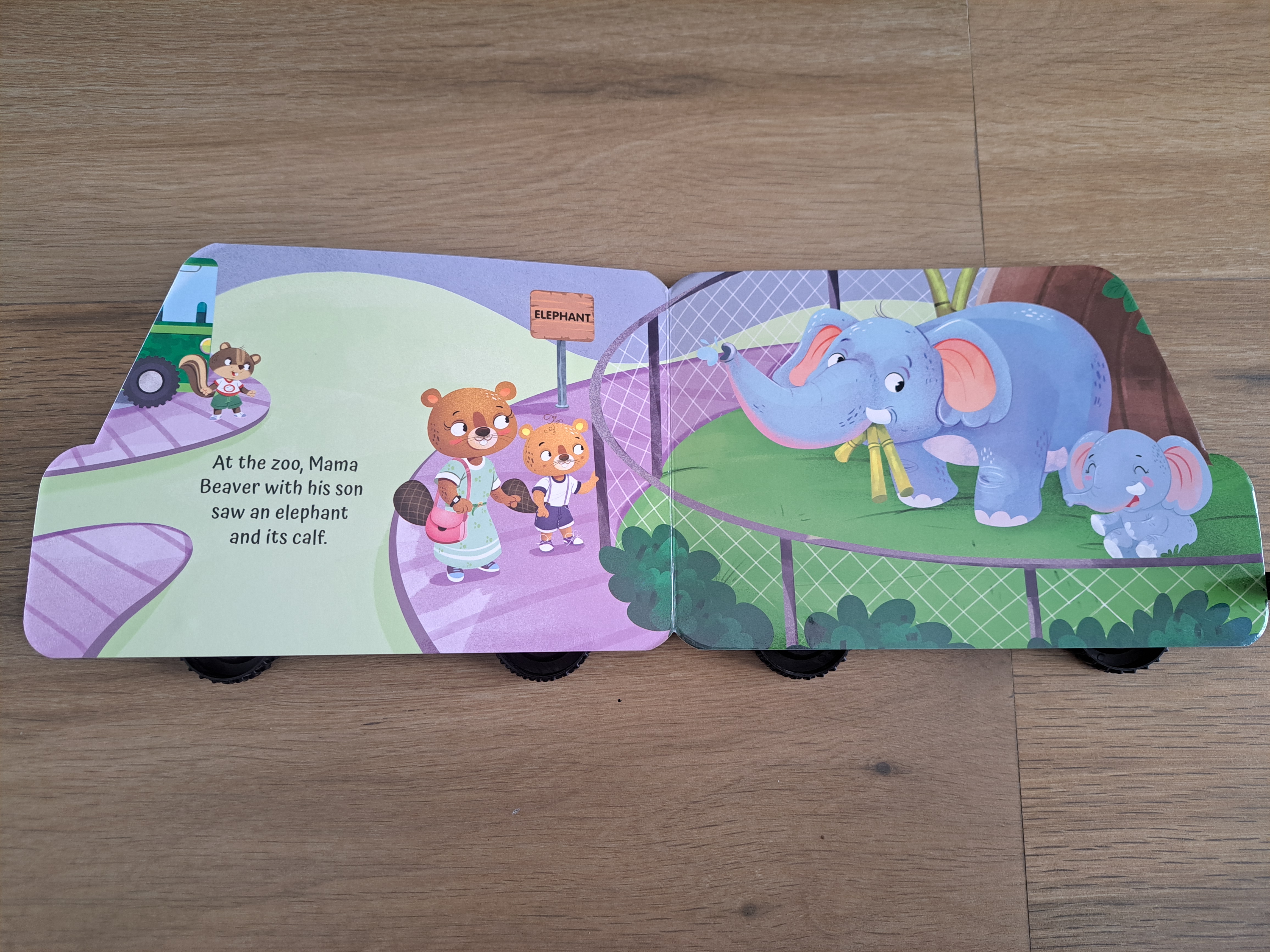 Zoo Safari on the Bus Book