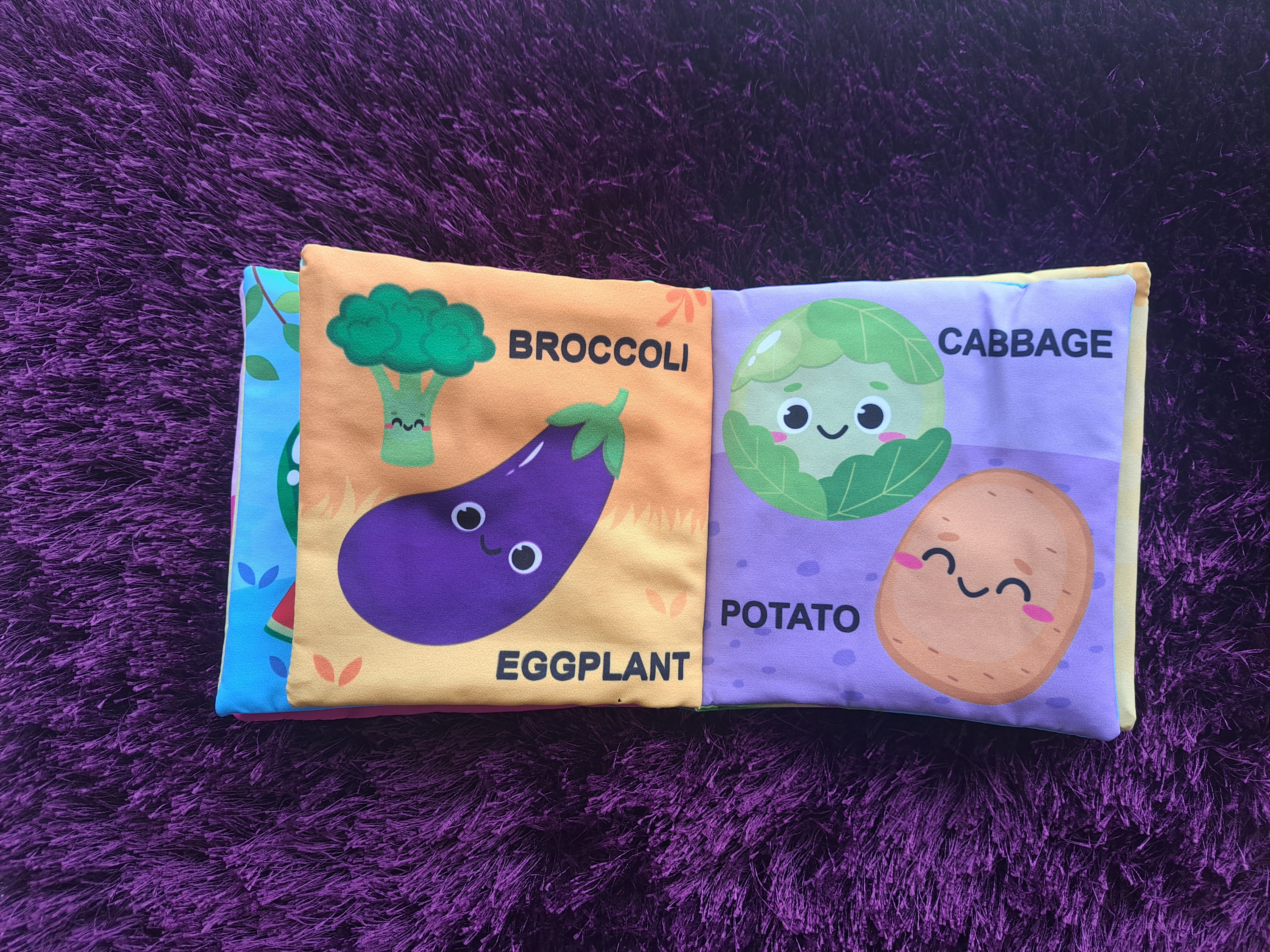 My First Fruit and Vegetables  Crinkle Cloth Book