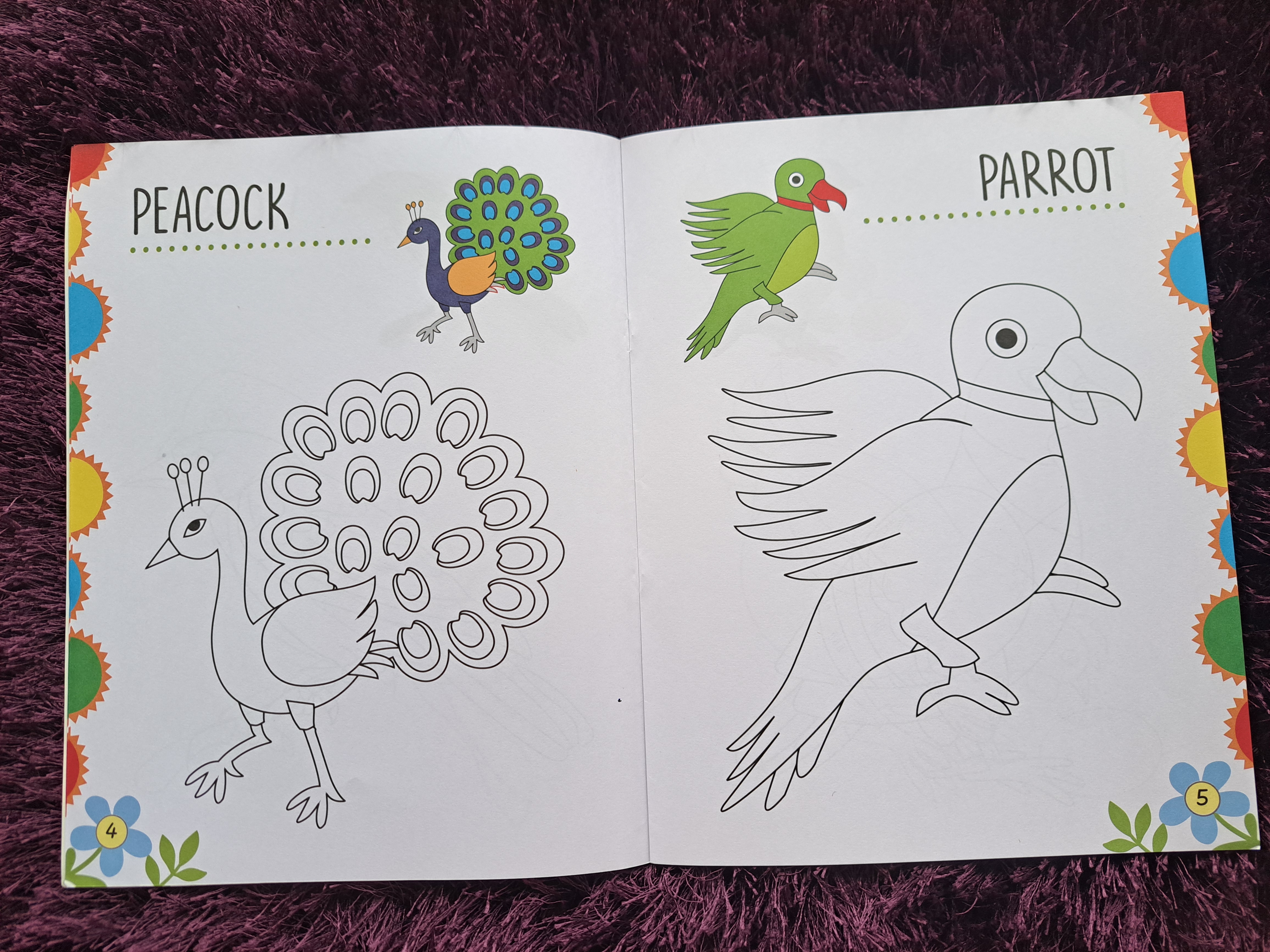 My First Colouring Book: Birds