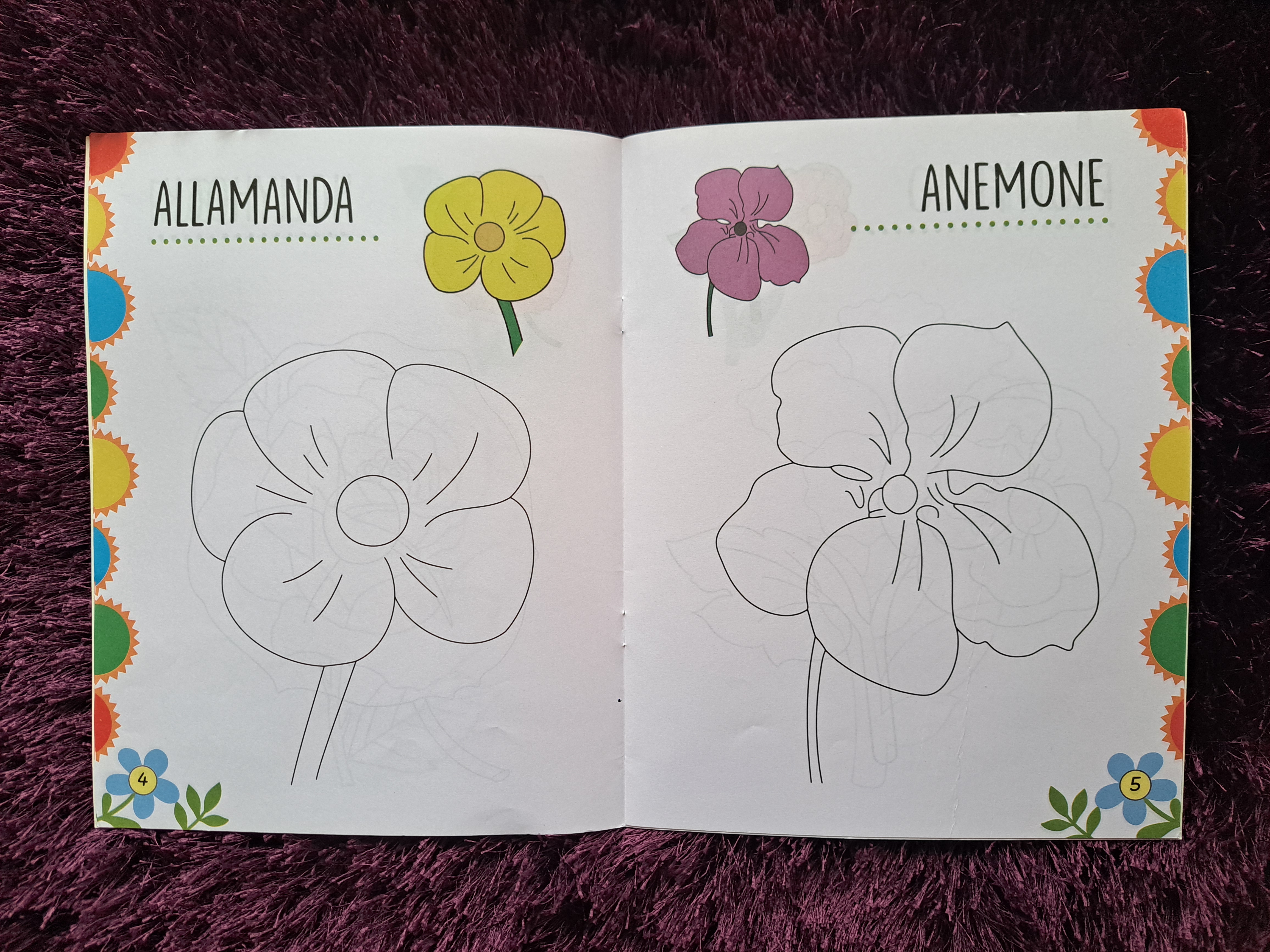 My First Colouring Book - Flowers