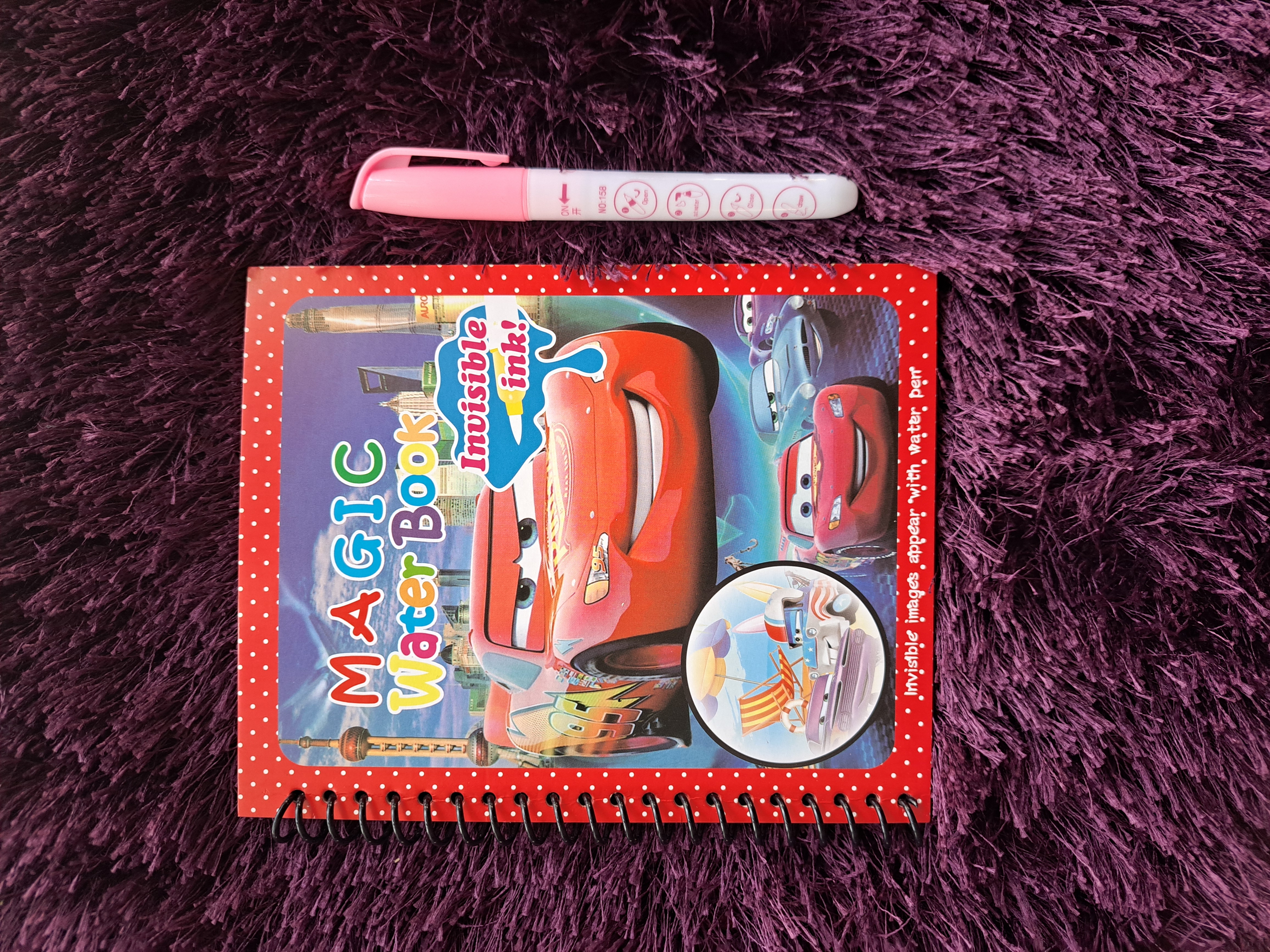 Magic Water Book - Disney car