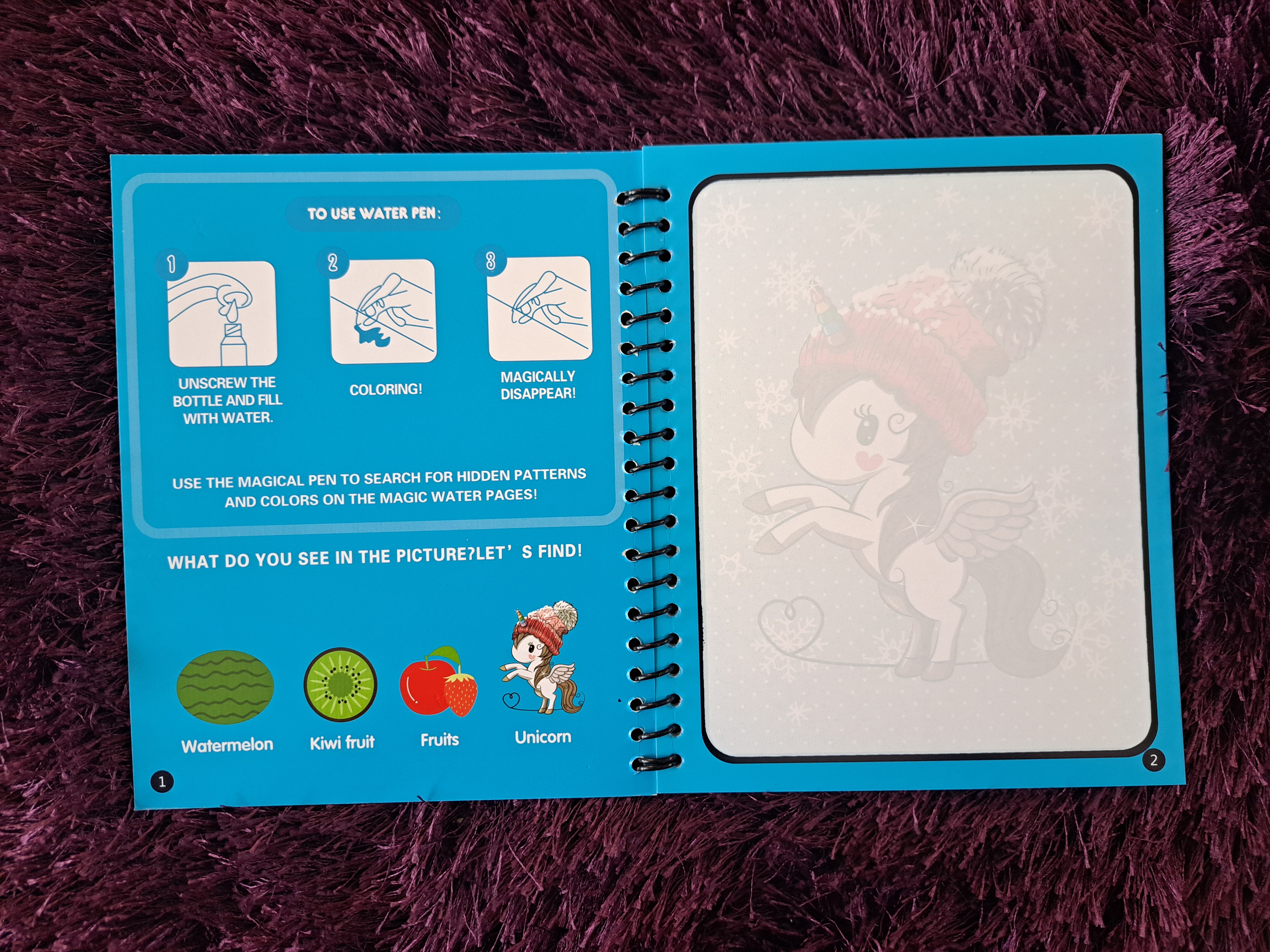 Magic Water Book - Unicorn