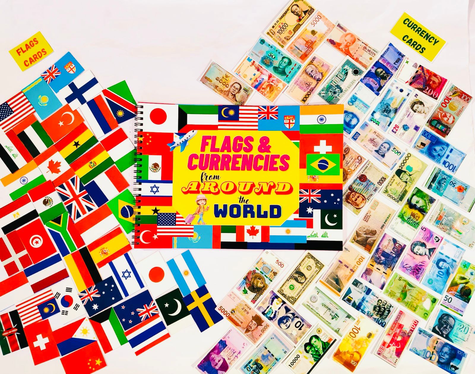 Flags & Currencies from Around the World