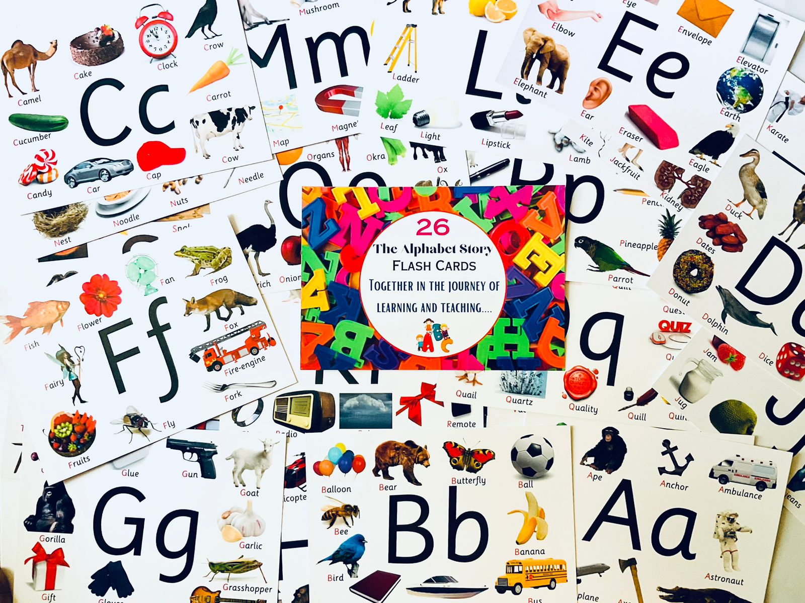 Alphabet Story Flash Cards
