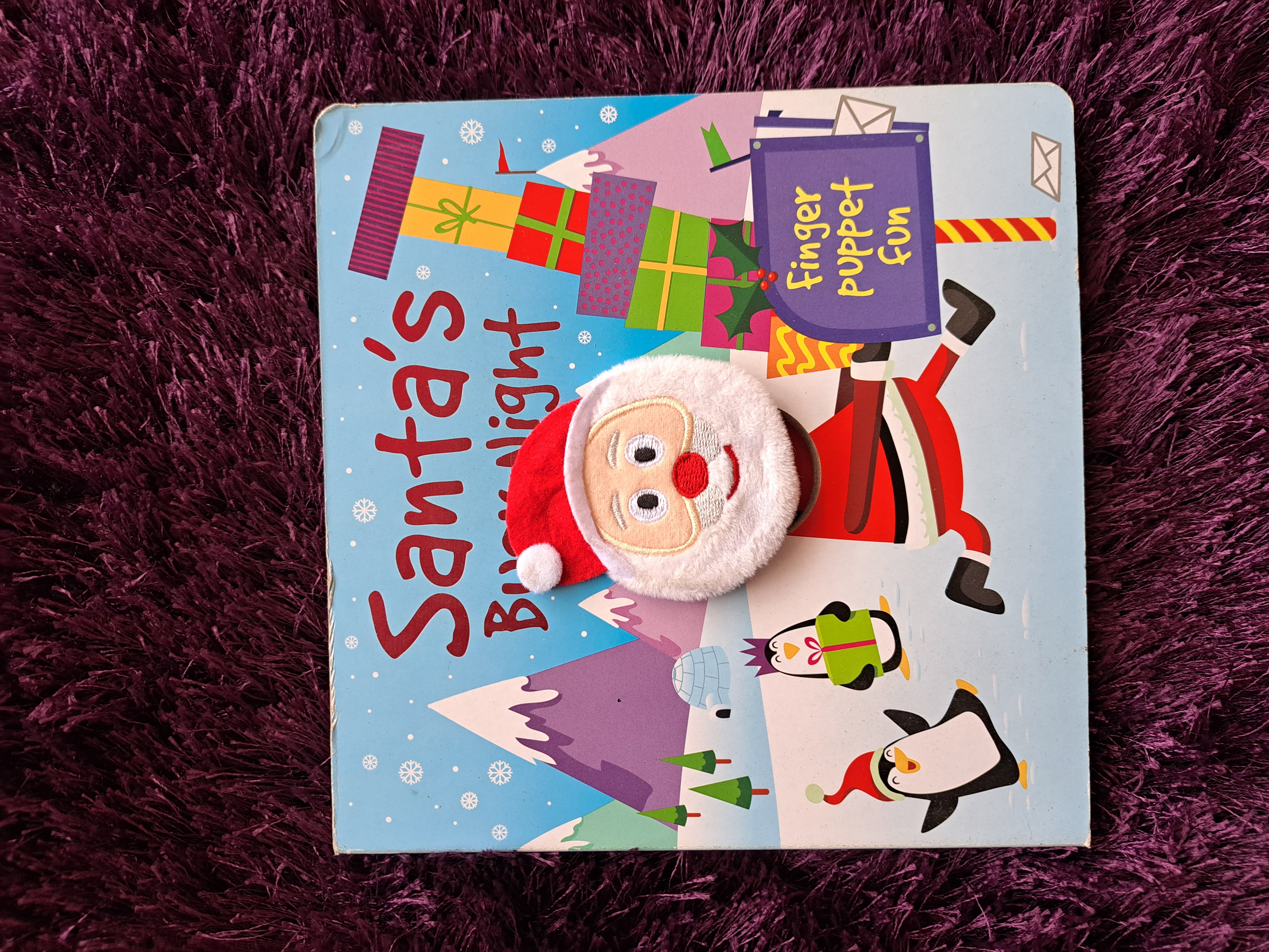 Santa's Busy Night Finger Puppet Book