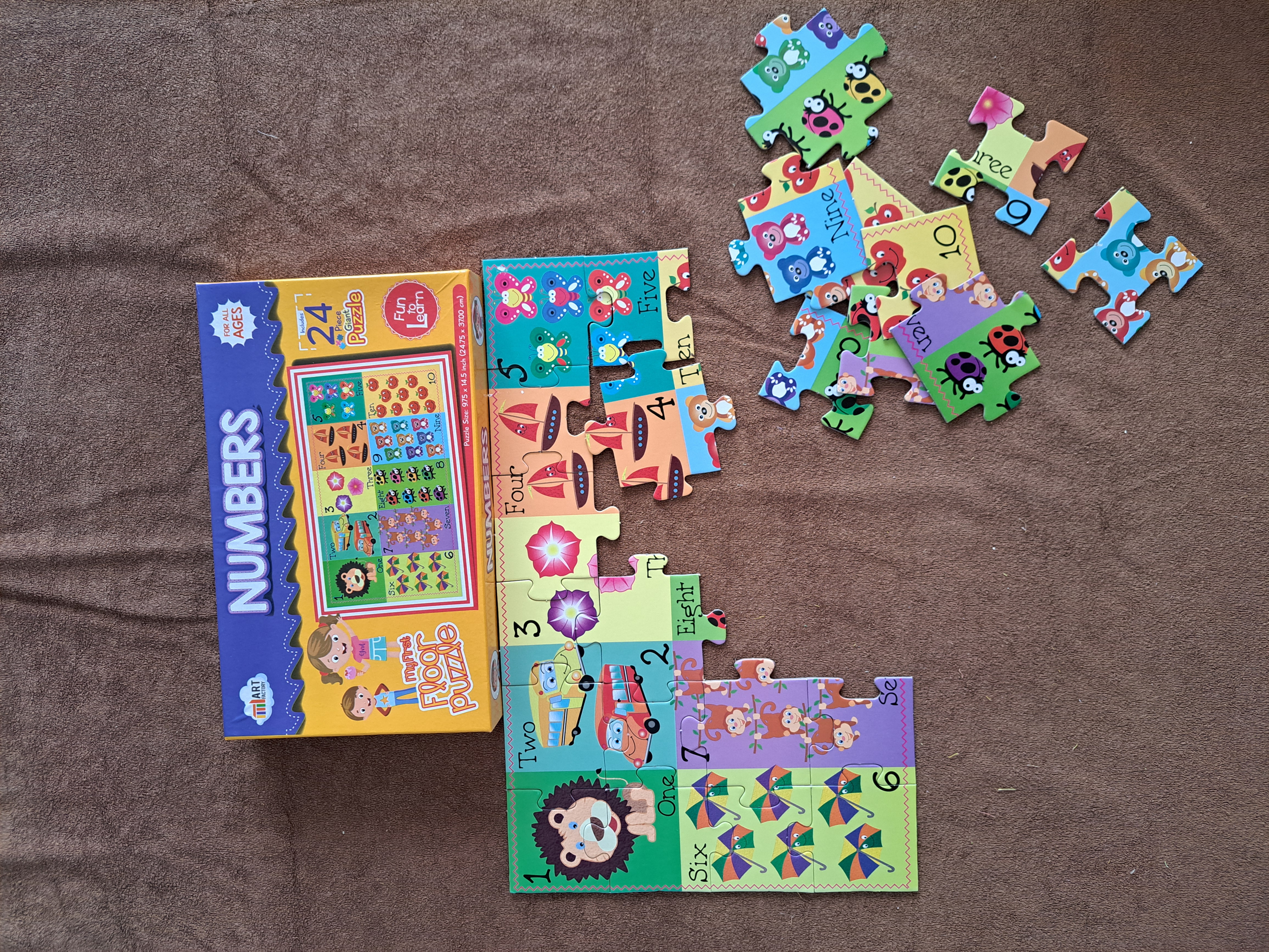 Numbers Floor Puzzle