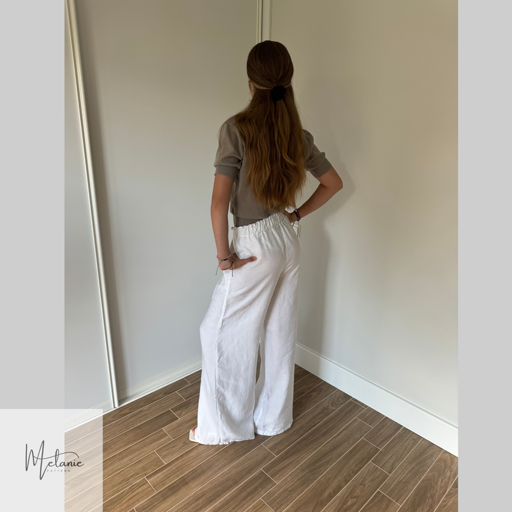 White Wide Leg Pants