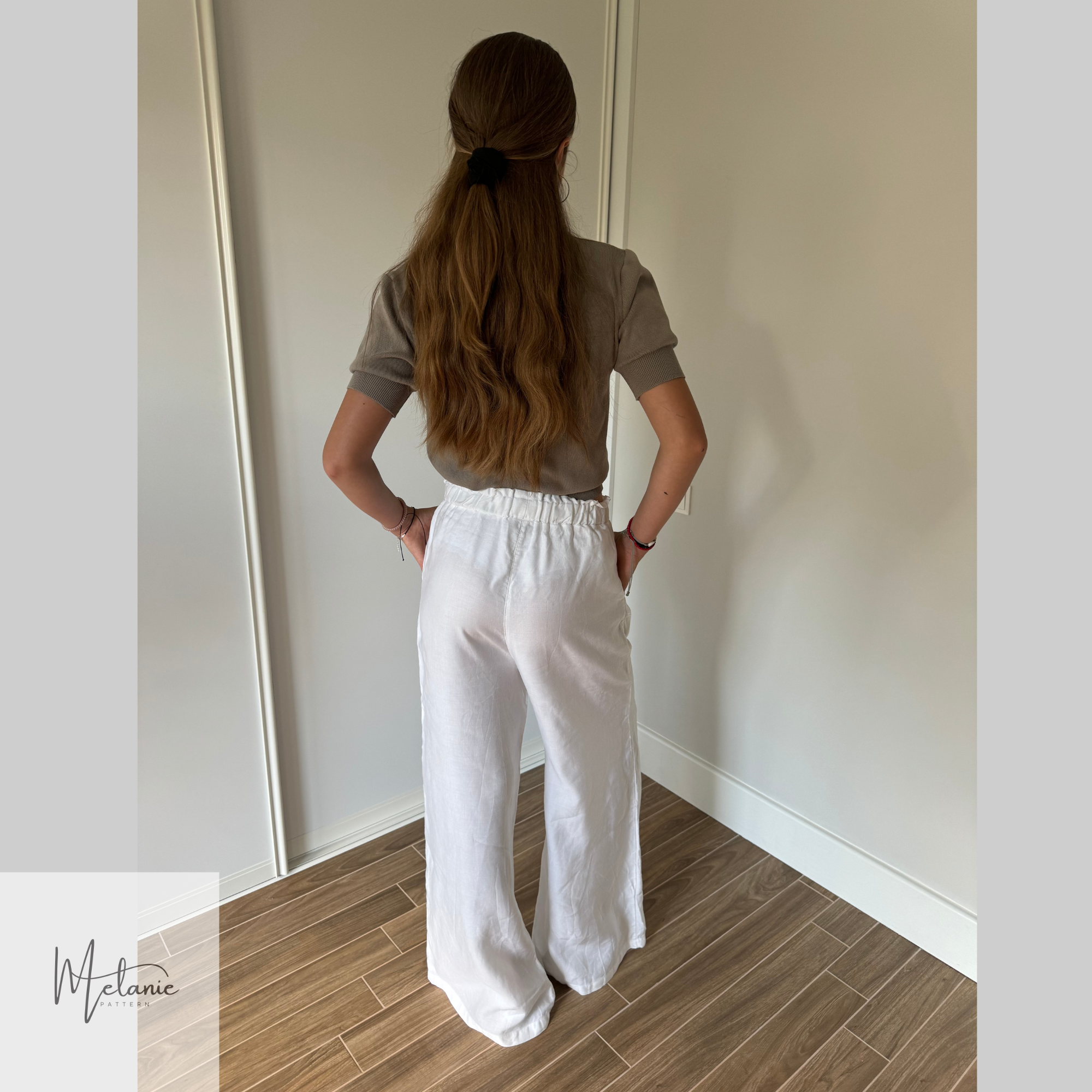 White Wide Leg Pants
