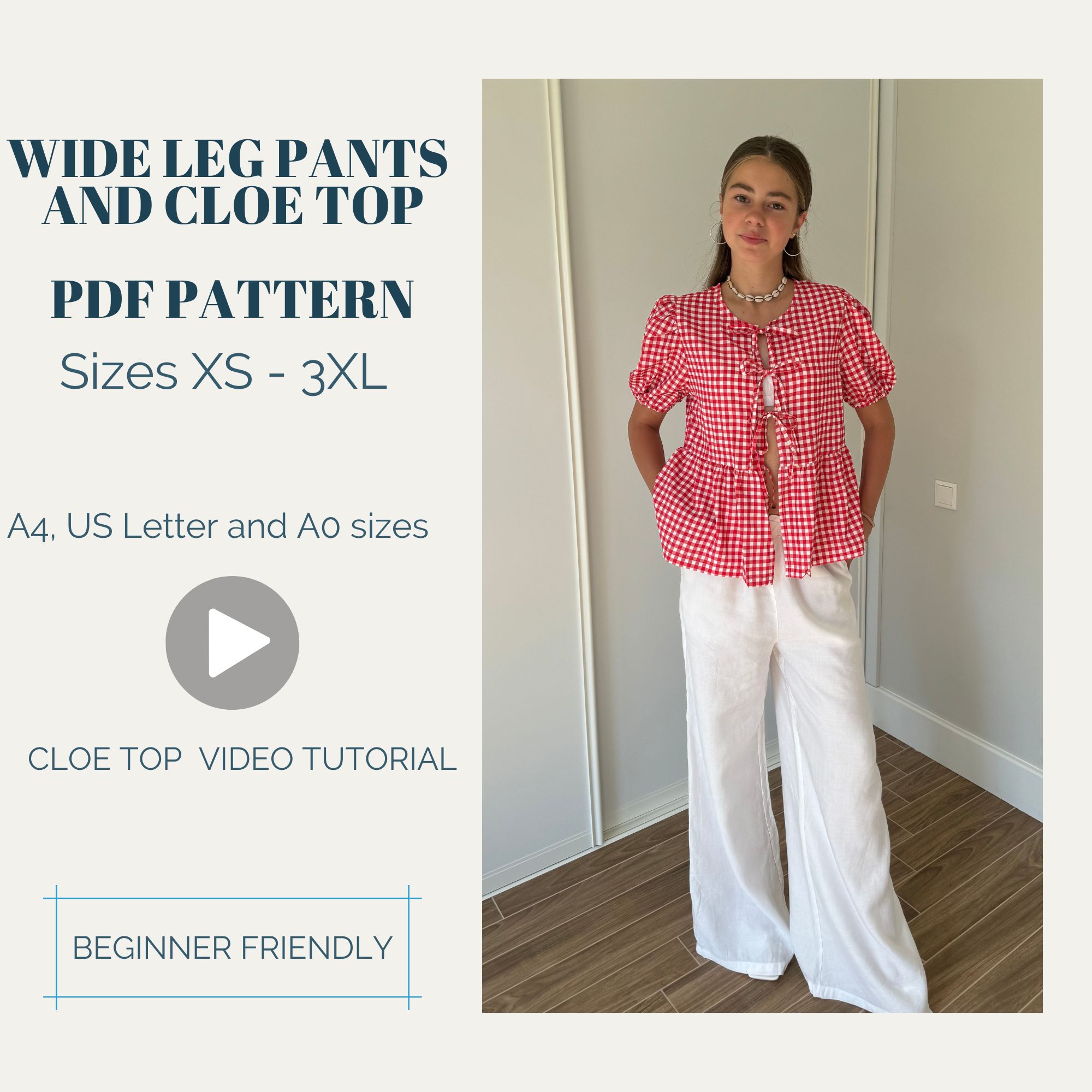 Cloe Top With Wide Leg Pants