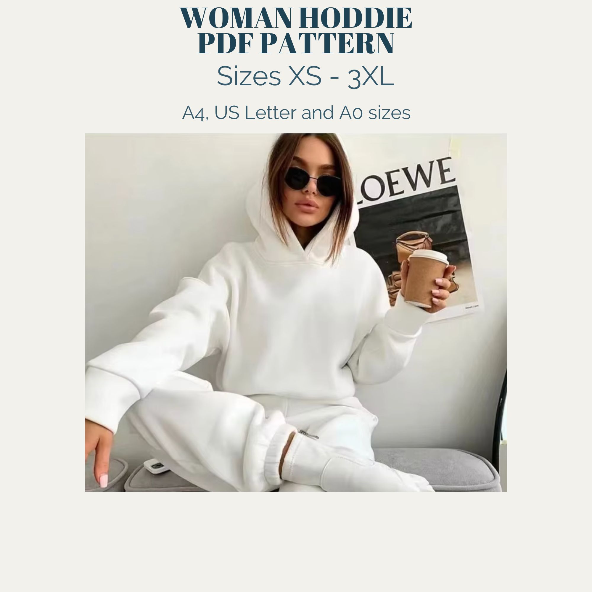Woman Hoodie Sewing Pattern