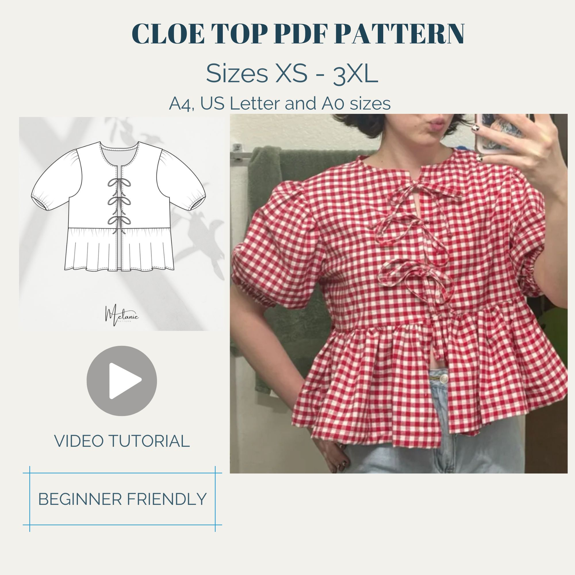 Cloe Top Sewing Pattern