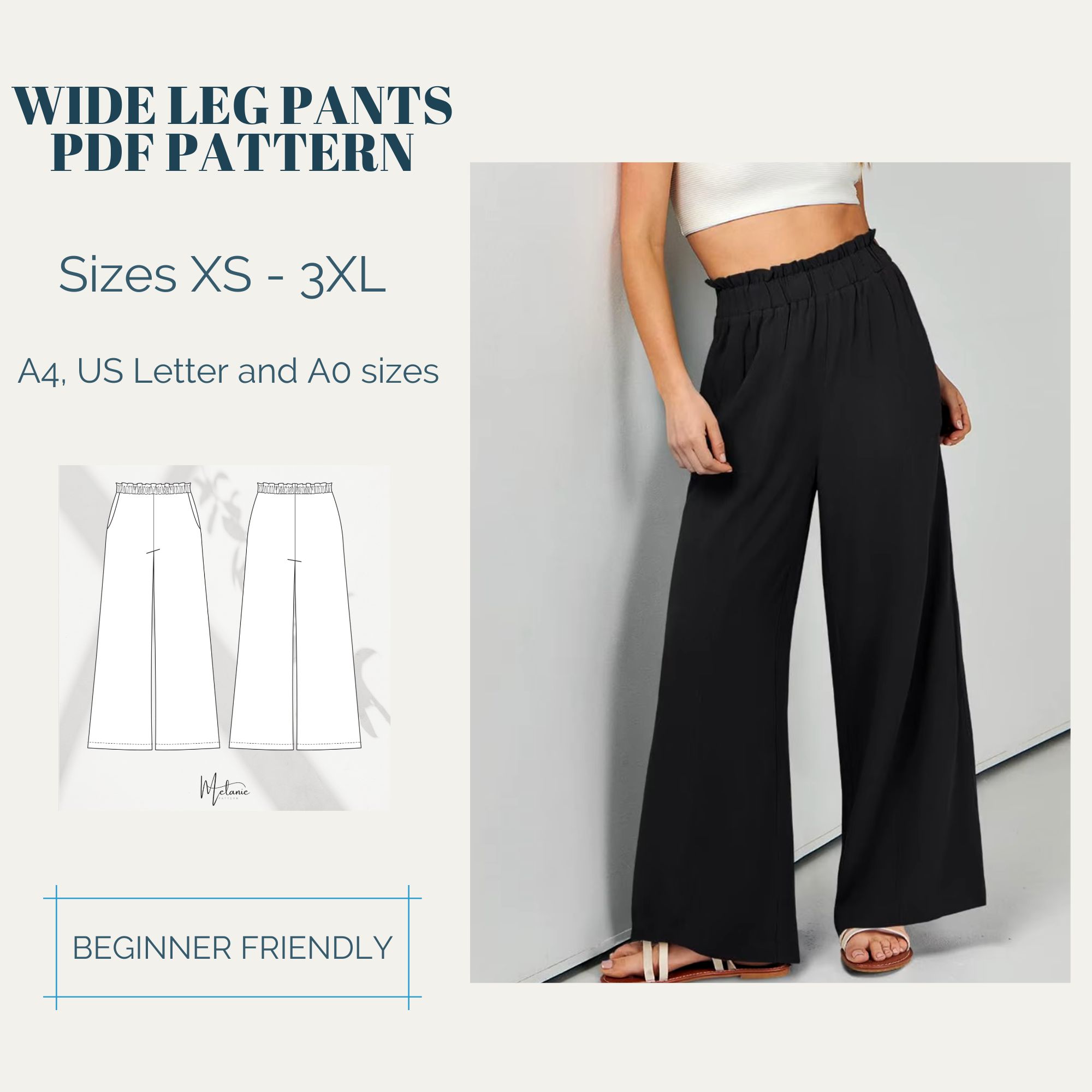 Black Wide Leg Pants