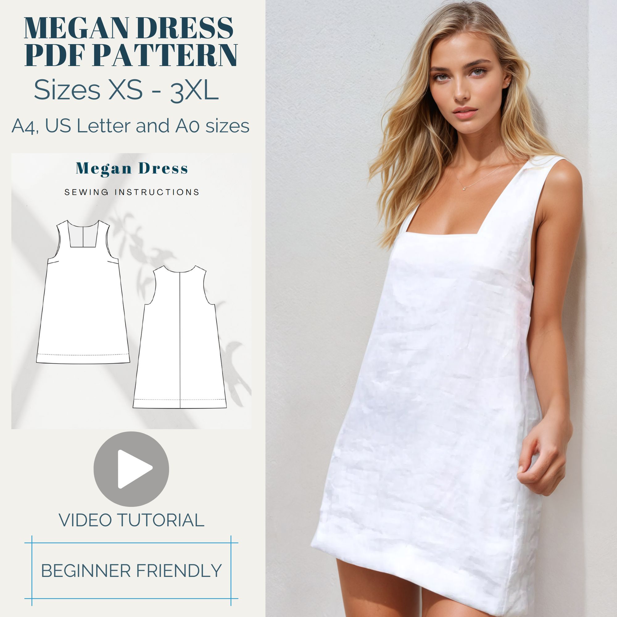 Megan Dress Sewing Pattern