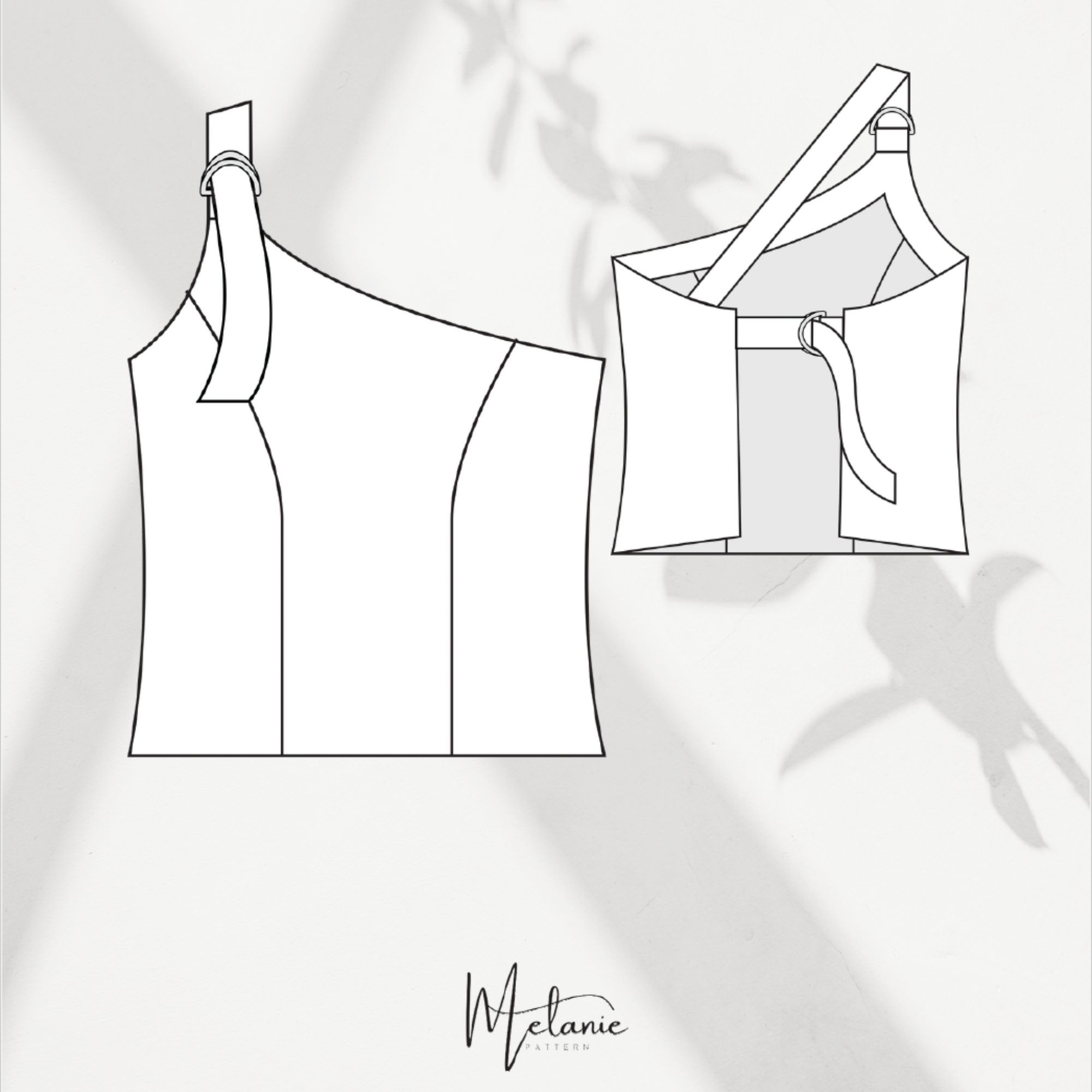 Woman Charlotte Top Sewing Pattern
