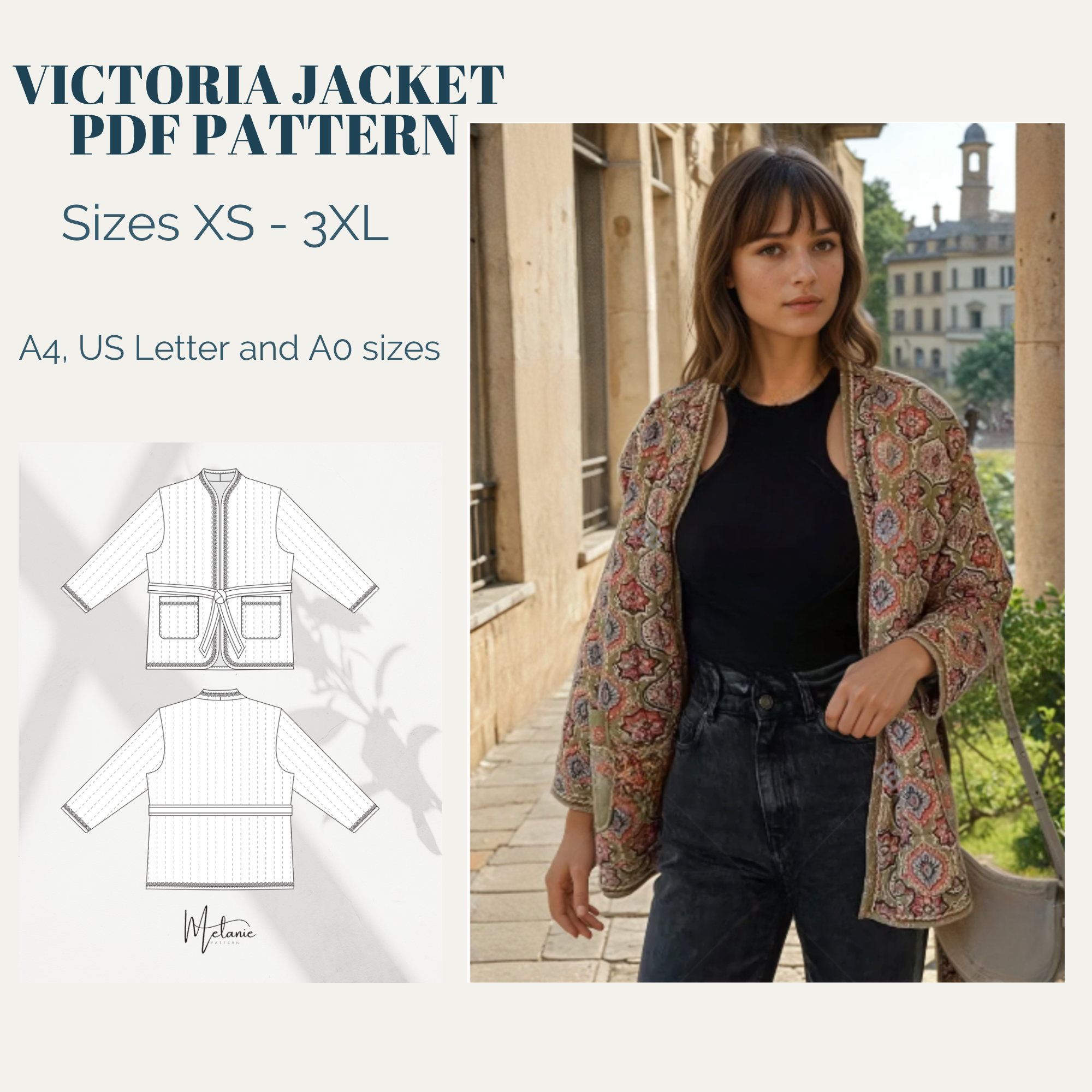 Victoria Jacket PDF Pattern