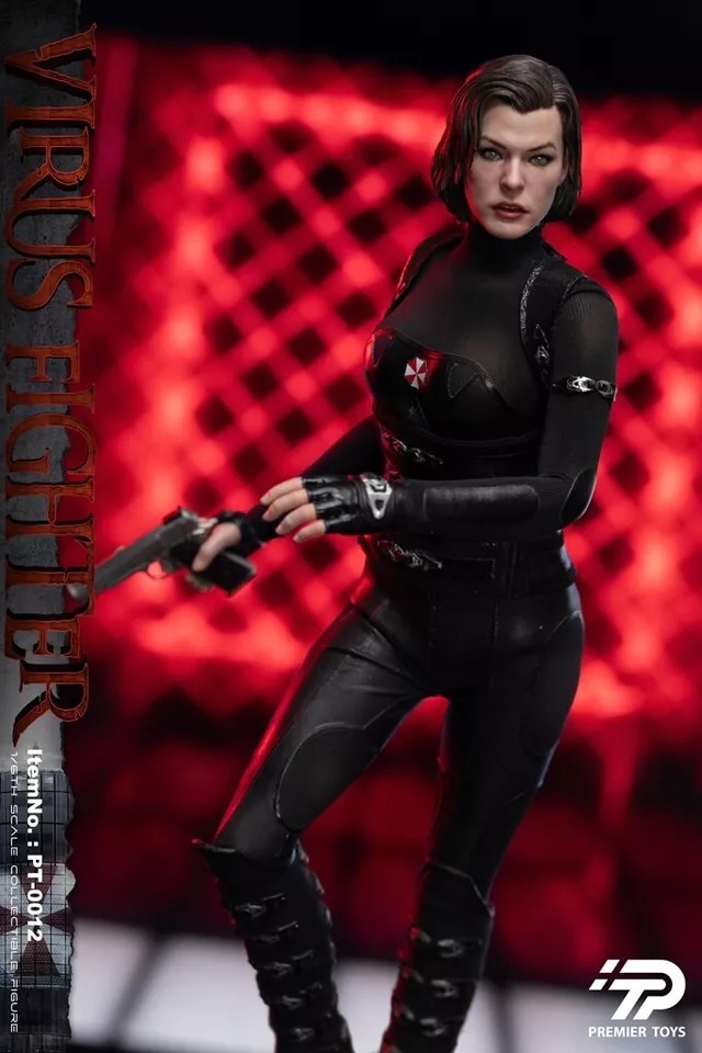 In Stock! Premier Toys PT-0012 1/6 Virus Fighter Alice