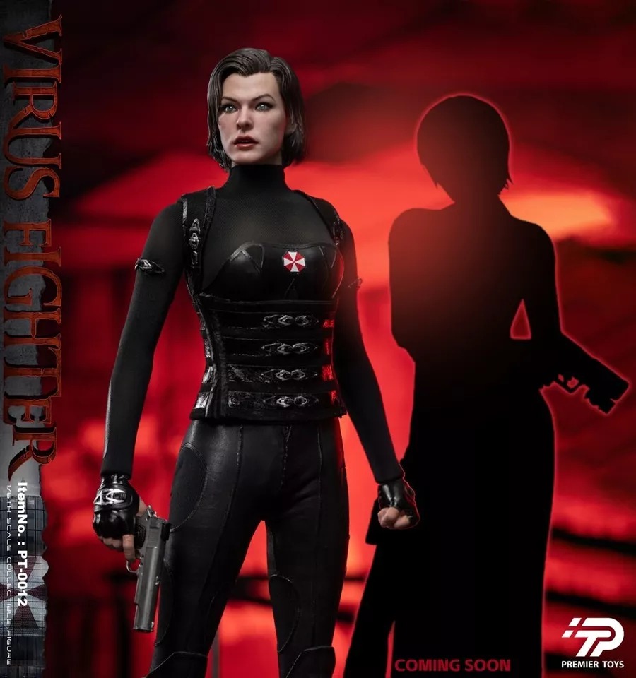 In Stock! Premier Toys PT-0012 1/6 Virus Fighter Alice