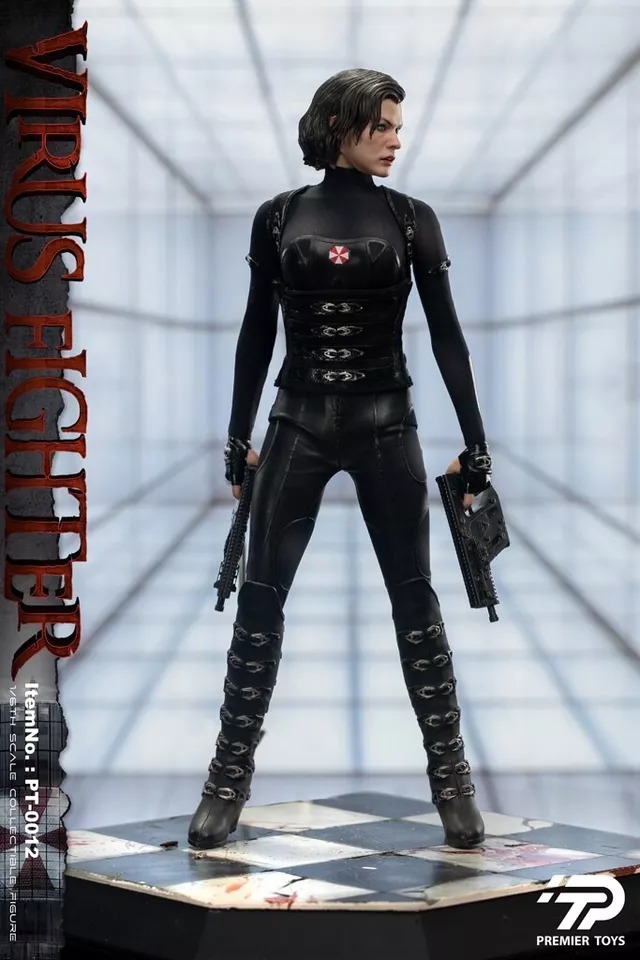 In Stock! Premier Toys PT-0012 1/6 Virus Fighter Alice