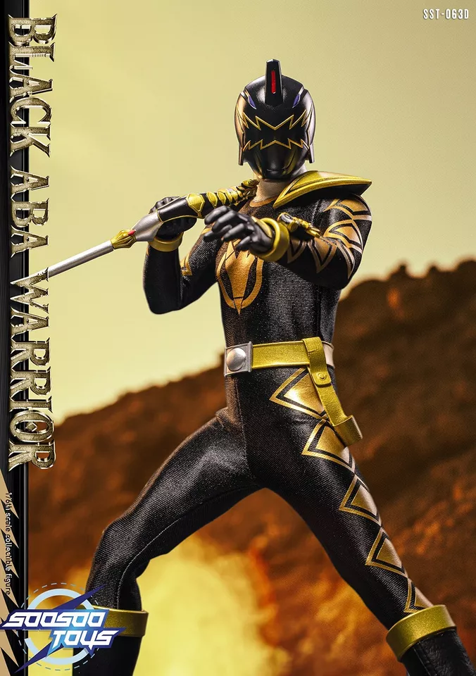 Soosootoys SST063D Black Aba Warrior 1/6 Action Figure