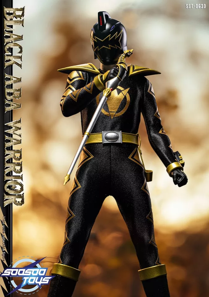 Soosootoys SST063D Black Aba Warrior 1/6 Action Figure