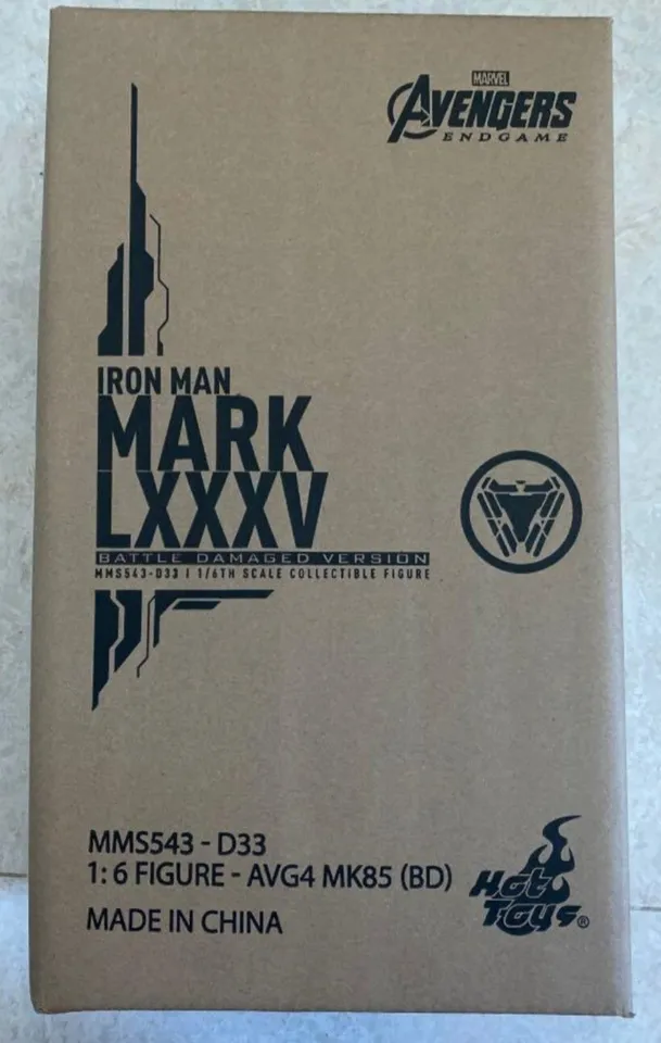 Hot Toys MMS543D33 Iron Man Mark LXXXV 85 Battle Damaged Avengers Endgame 1/6 Figure
