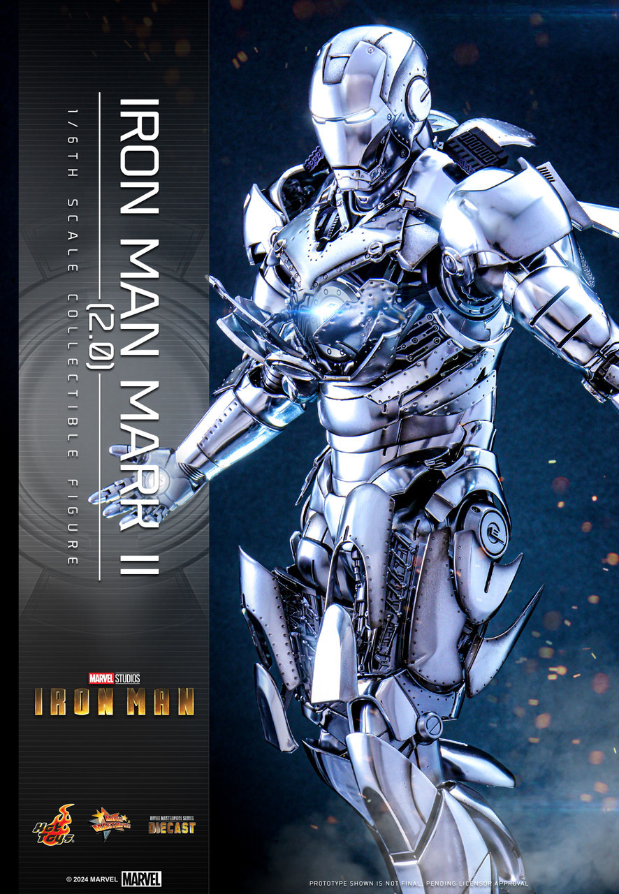Hot Toys MMS733D59 Iron Man Mark 2 2.0 1/6 Scale Action Figure