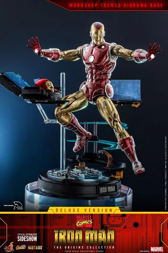 Hot Toys CMS08D38 Iron Man The Origins Collection Marvel Comics (Deluxe Version)