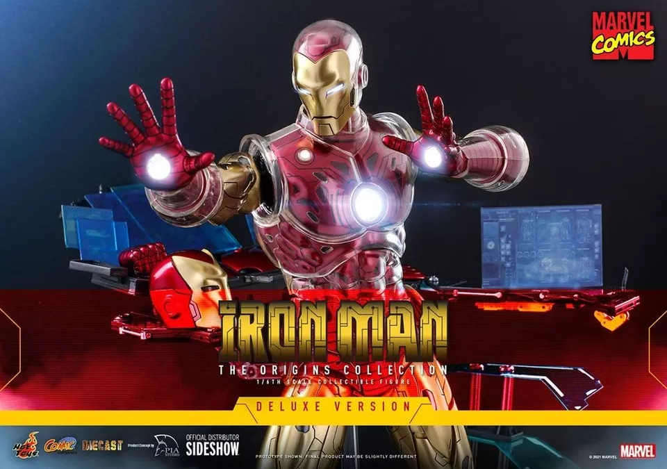 Hot Toys CMS08D38 Iron Man The Origins Collection Marvel Comics (Deluxe Version)