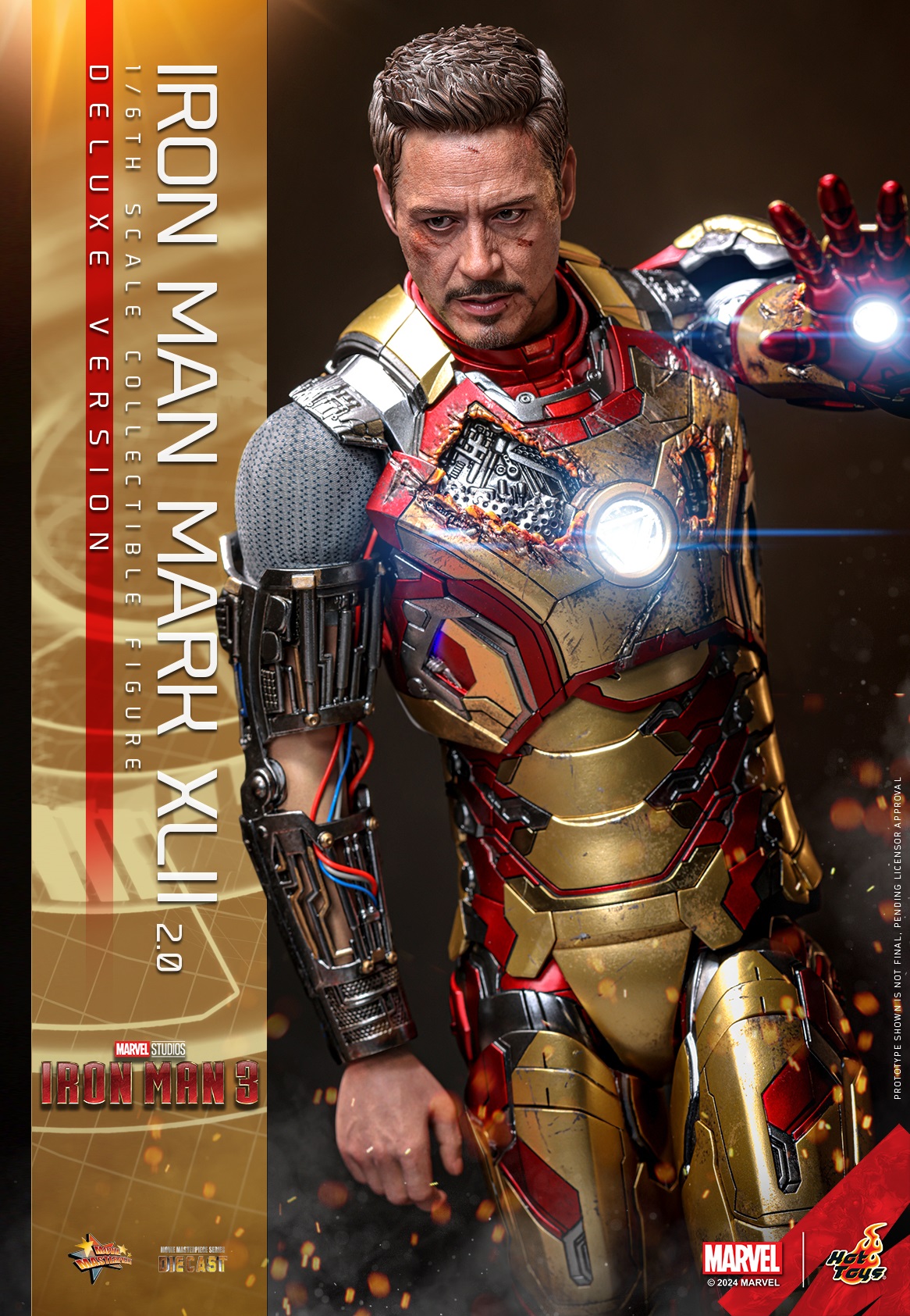 Pre-Order! Hot Toys Deluxe MARK 42 XLII (2.0) Hot Toys MMS759D66 1/6 IRON MAN mk42 Figure