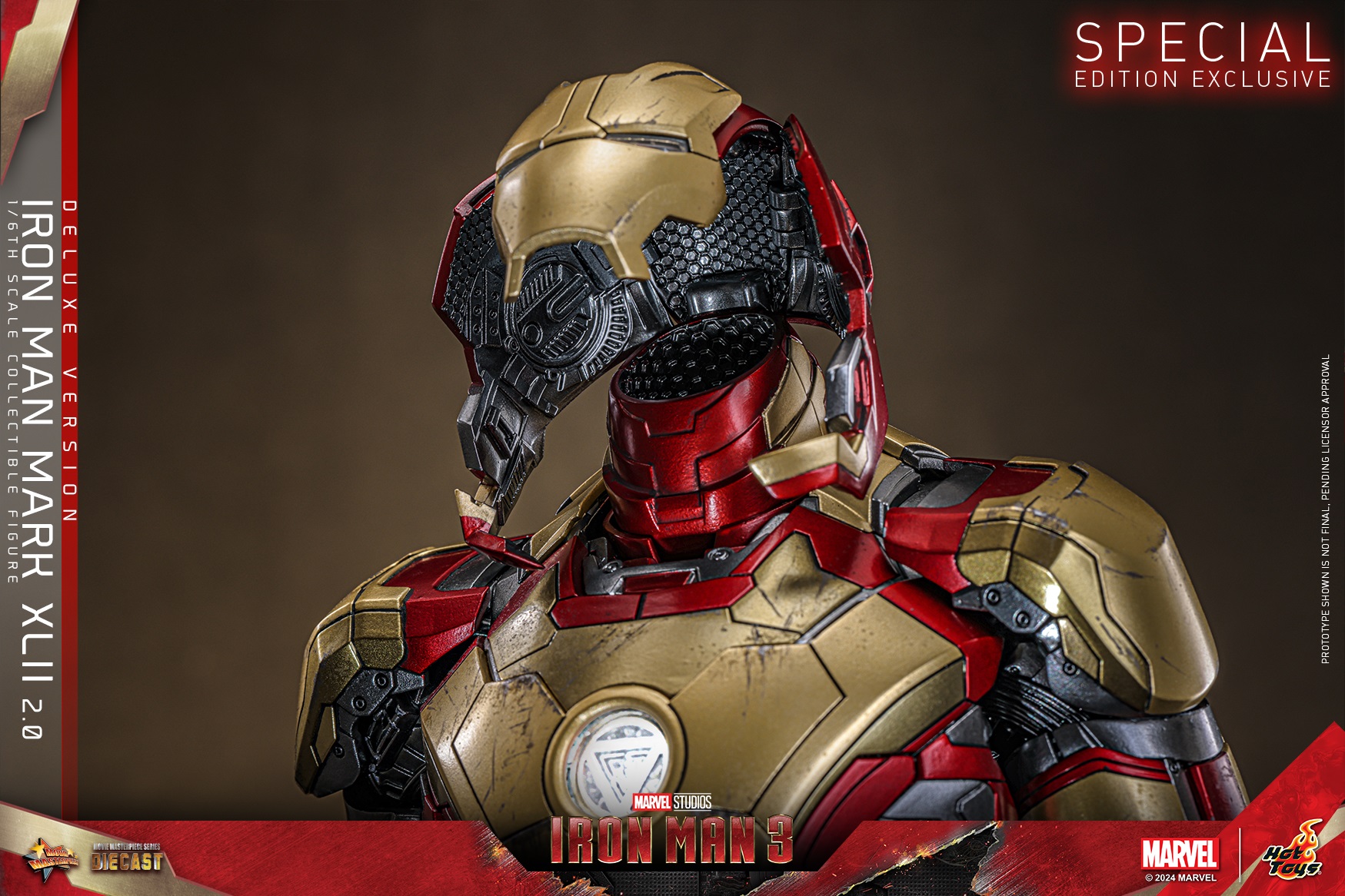 Pre-Order! Hot Toys Deluxe MARK 42 XLII (2.0) Hot Toys MMS759D66 1/6 IRON MAN mk42 Figure