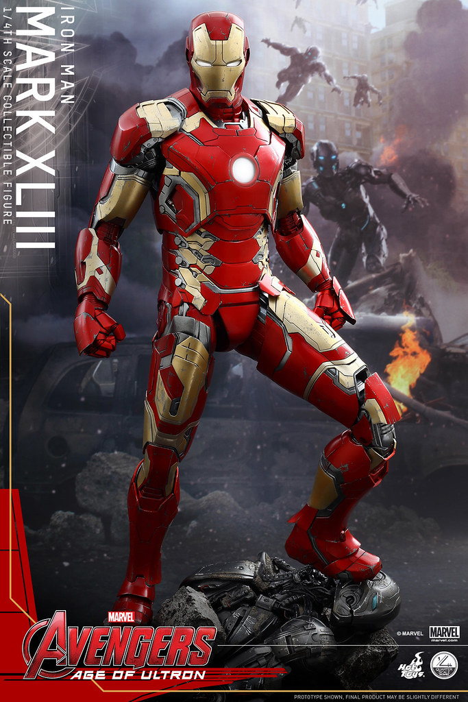 Hot Toys QS005 Avengers: Age of Ultron 1/4 Mark XLIII Collectible Figure