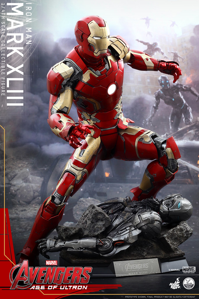 Hot Toys QS005 Avengers: Age of Ultron 1/4 Mark XLIII Collectible Figure