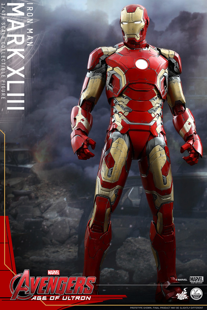 Hot Toys QS005 Avengers: Age of Ultron 1/4 Mark XLIII Collectible Figure