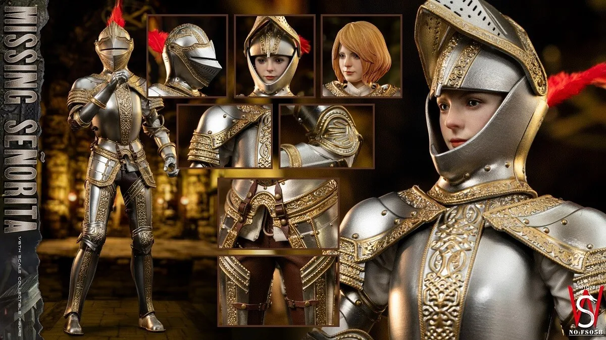SWTOYS FS058 1/6 Ashley Graham Resident Evil Knight Armor Figure