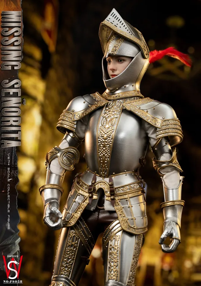 SWTOYS FS058 1/6 Ashley Graham Resident Evil Knight Armor Figure