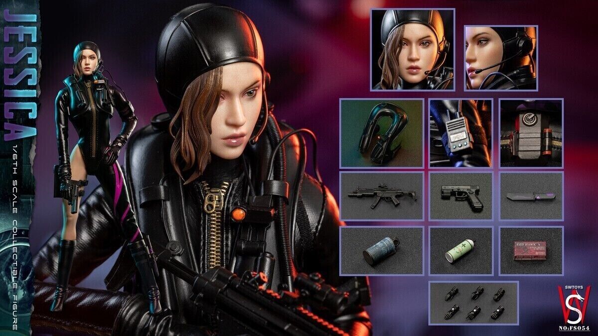  SWTOYS FS054 Jessica Sherawat 1/6 Resident Evil Revelations Figure