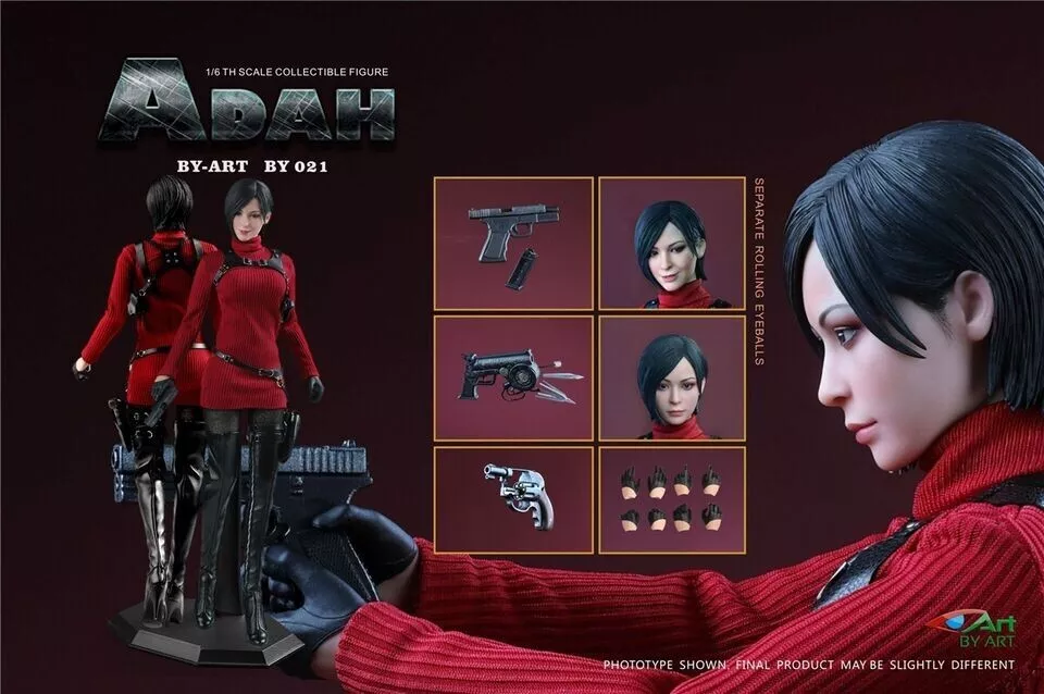In stock! BY-ART BY-021 1/6 Resident Evil Ada Female Action Figure wong