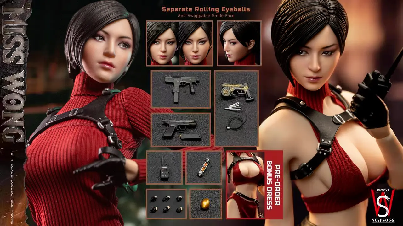 SWTOYS FS056 1/6 Resident Evil Ada Wong Action Figure biohazard