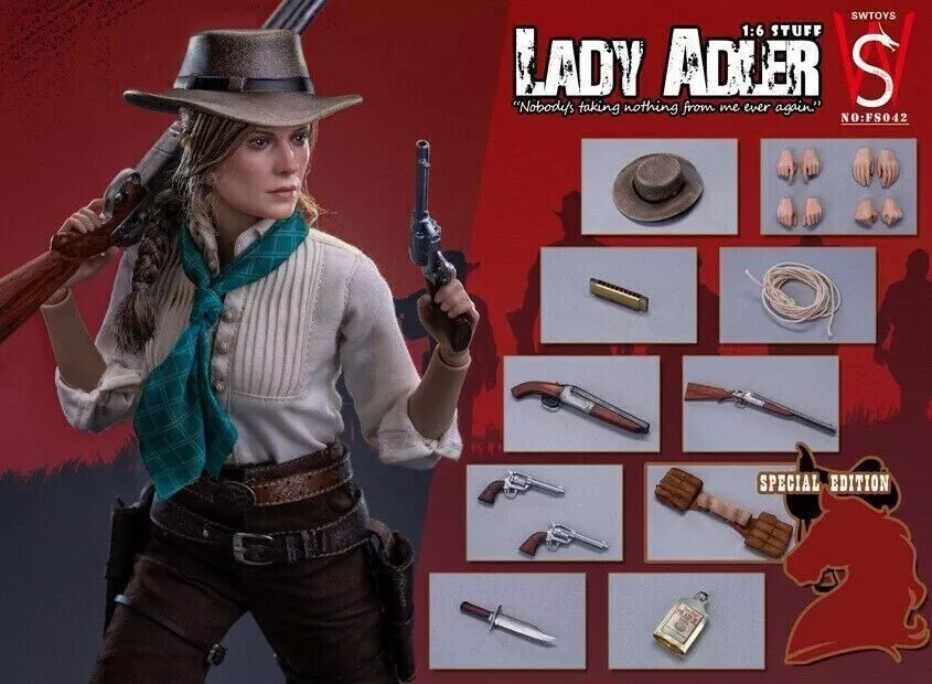 SWTOYS FS042 1/6 Red Dead Redemption Sadie Adler with Horse Deluxe