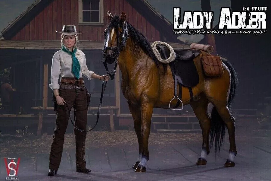 SWTOYS FS042 1/6 Red Dead Redemption Sadie Adler with Horse Deluxe
