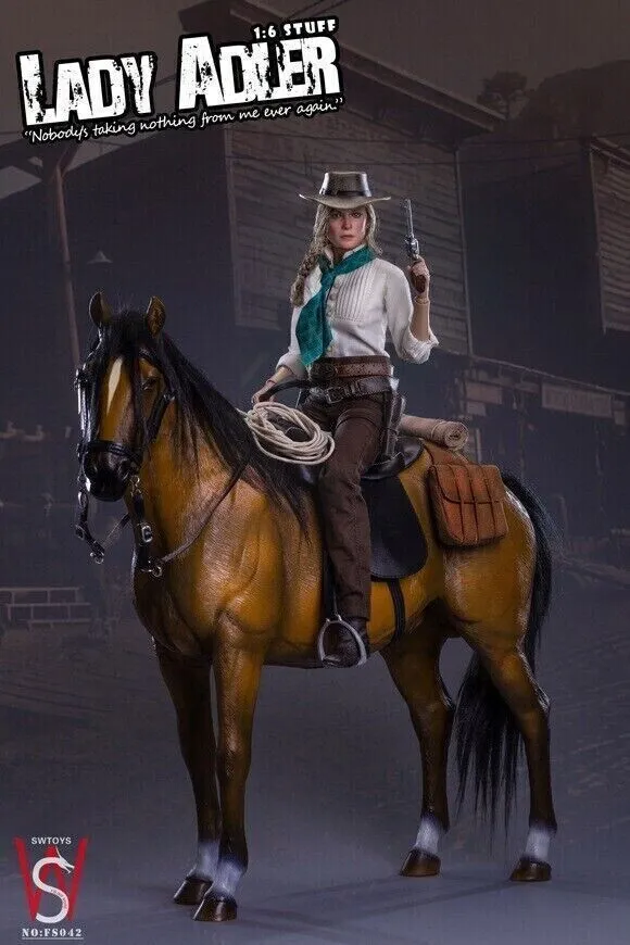 SWTOYS FS042 1/6 Red Dead Redemption Sadie Adler with Horse Deluxe