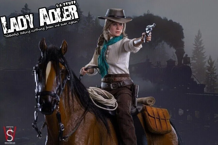 SWTOYS FS042 1/6 Red Dead Redemption Sadie Adler with Horse Deluxe