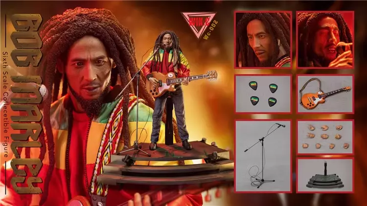Win.c Studio WC-002 1/6 Raggie Bob Marley 12" Action Figure