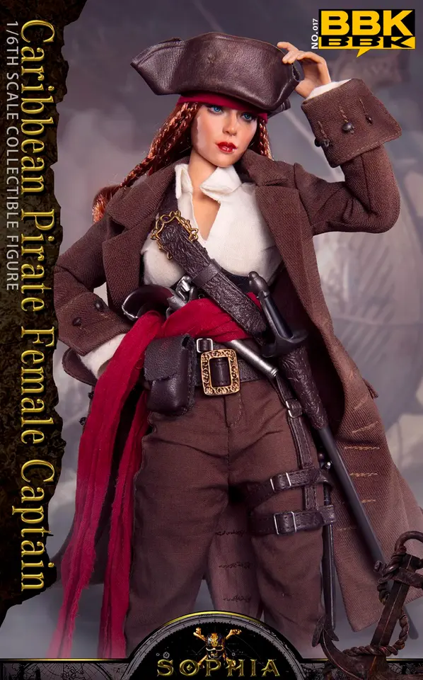 BBK BBK017 1/6 Caribbean Pirate Sophia 12" Figure