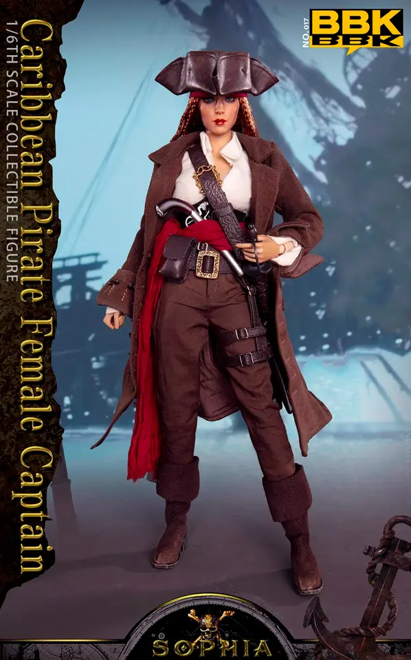BBK BBK017 1/6 Caribbean Pirate Sophia 12" Figure