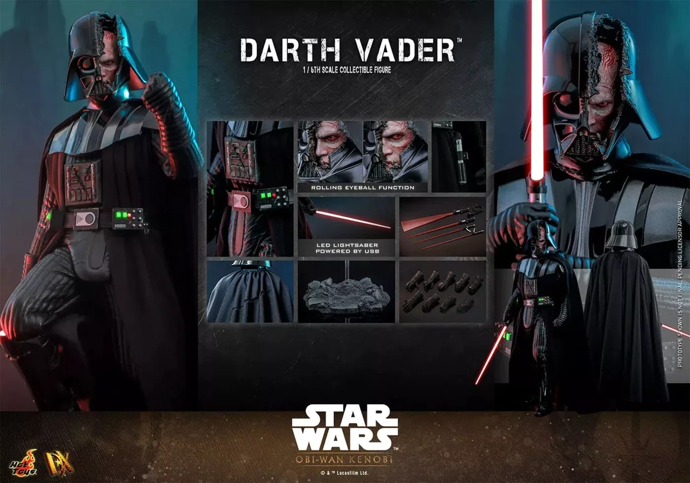 Hot Toys DX27 Star Wars 1/6 Darth Vader Regular Edition