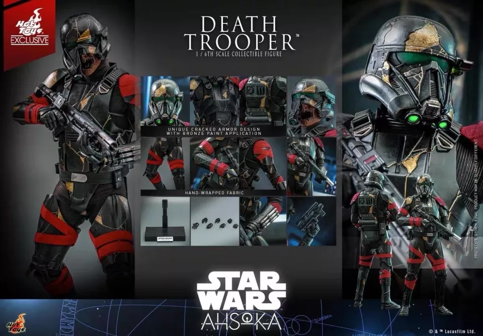 Hot Toys TMS134 The AHSOKA 1/6 Death Trooper Star Wars Action Figure