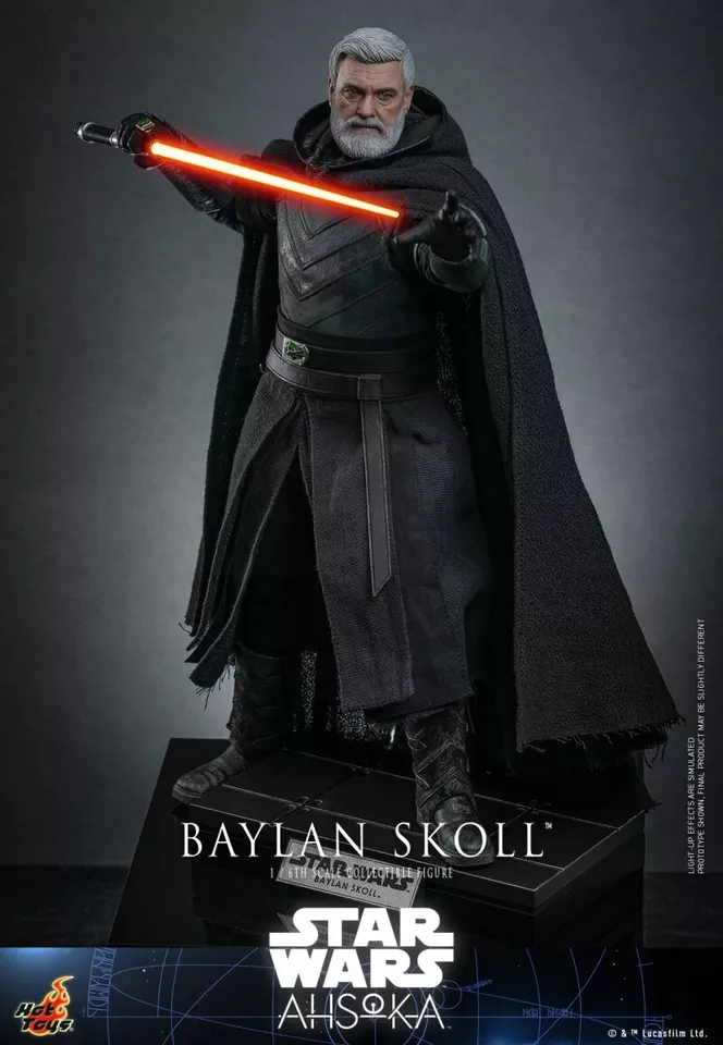 Hot Toys TMS125 Star Wars Ashoka Baylon Skull 1/6 Action Figure Toy