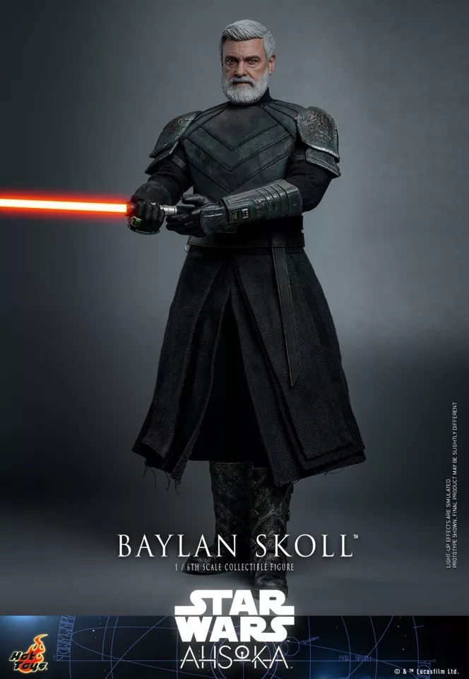Hot Toys TMS125 Star Wars Ashoka Baylon Skull 1/6 Action Figure Toy