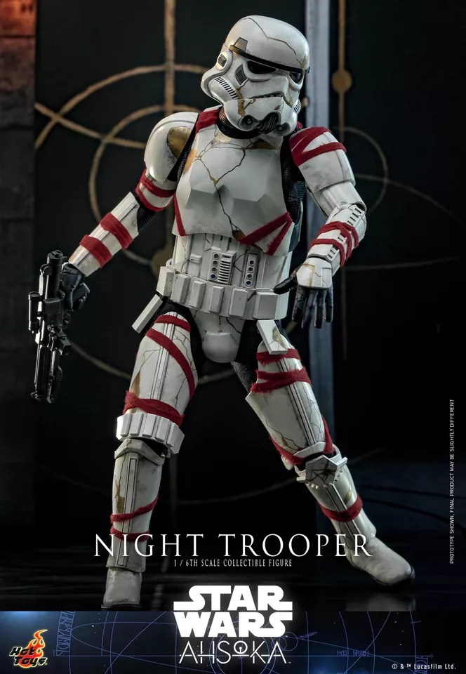 Hot Toys TMS121 Star Wars Ahsoka Night Trooper 1/6 Action Figure